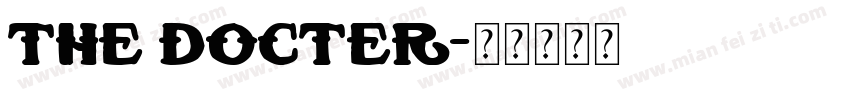 the docter字体转换